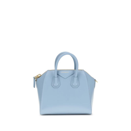 Givenchy Light Blue Calf Leather Bos Taurus Handbag