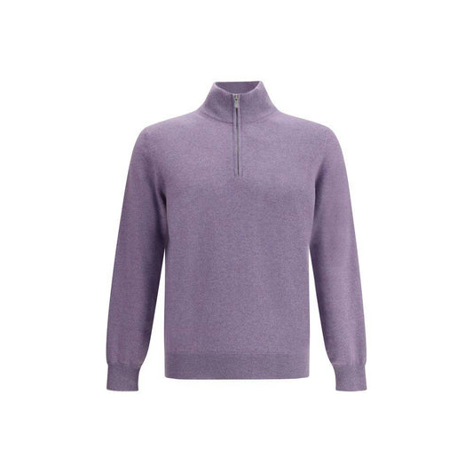 Brunello Cucinelli Purple Cashmere Cashmere Sweater