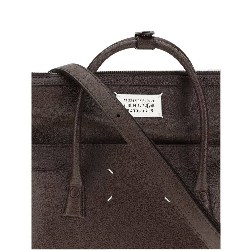 Margiela Brown Calf Leather Bos Taurus Handbag