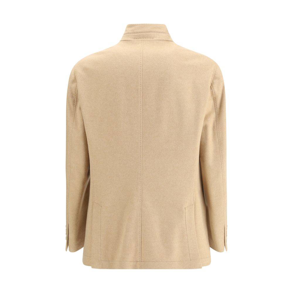 Brunello Cucinelli Beige Cashmere Coat