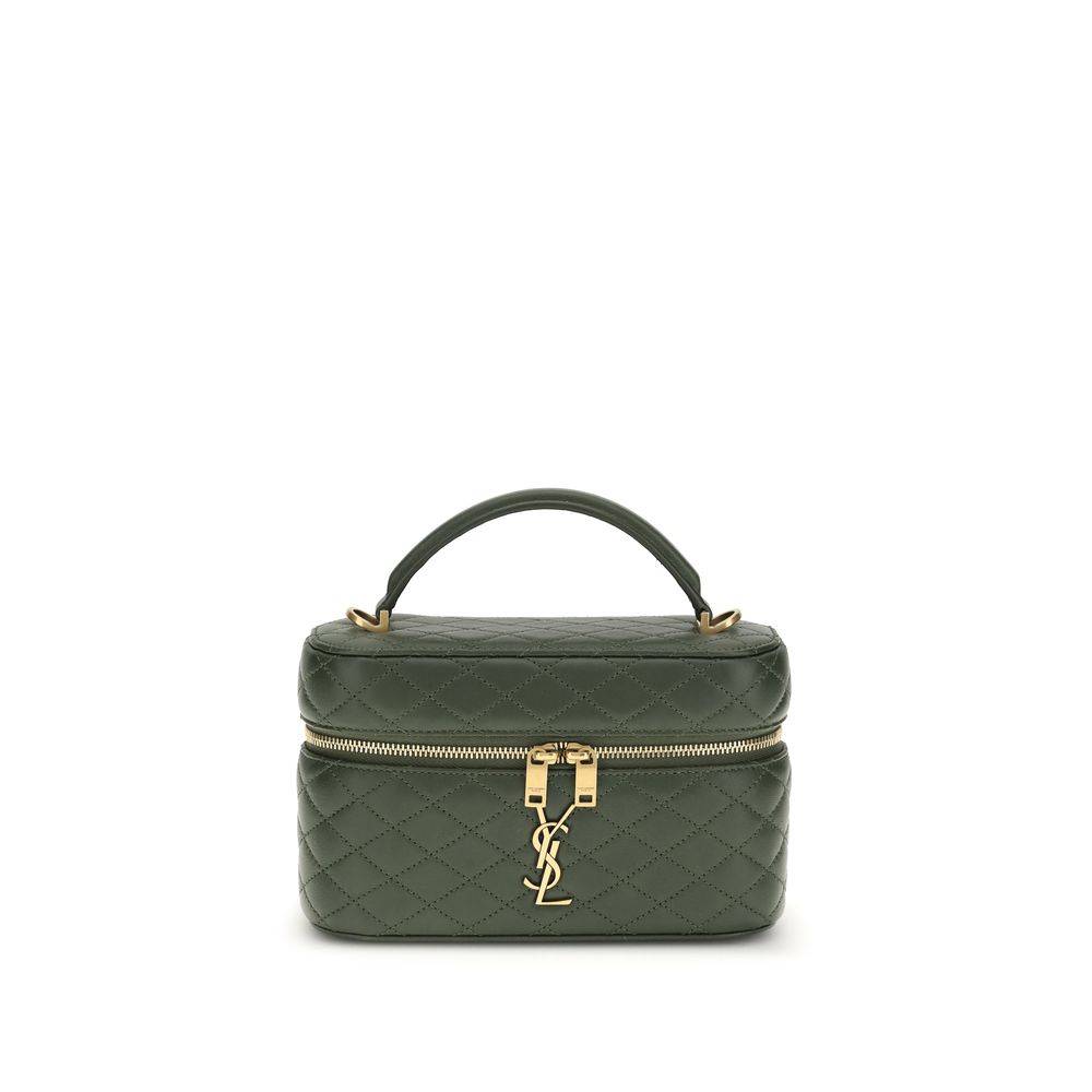 Saint Laurent Green Calf Leather Bos Taurus Handbag