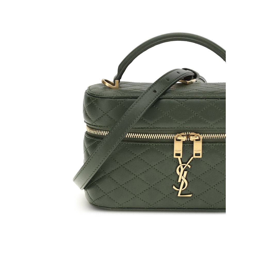 Saint Laurent Green Calf Leather Bos Taurus Handbag