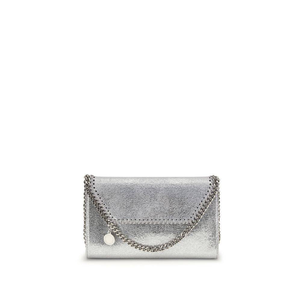 Stella McCartney Silver Polyester Shoulder Bag