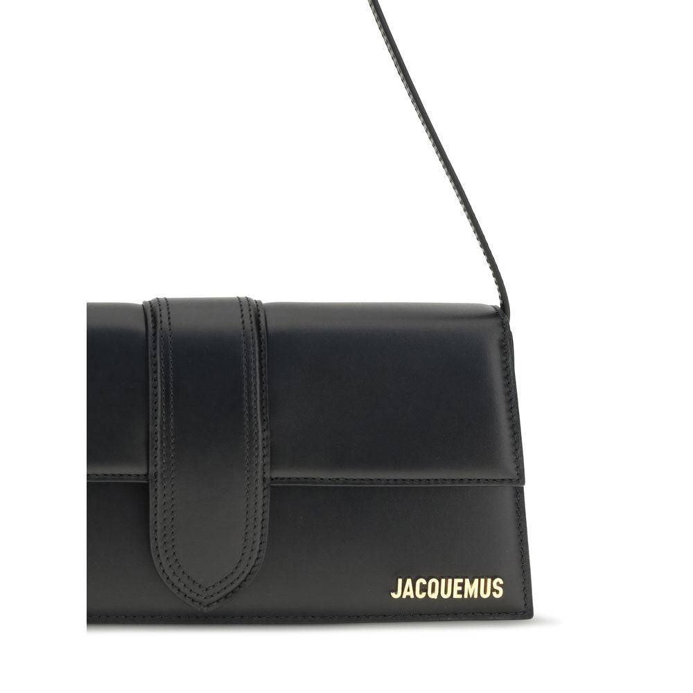 Jacquemus Black Calf Leather Bos Taurus Shoulder Bag