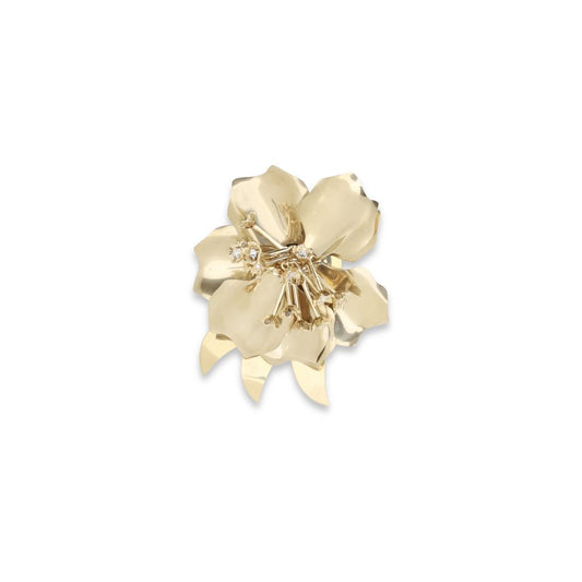 Miu Miu Gold Brass Keychain