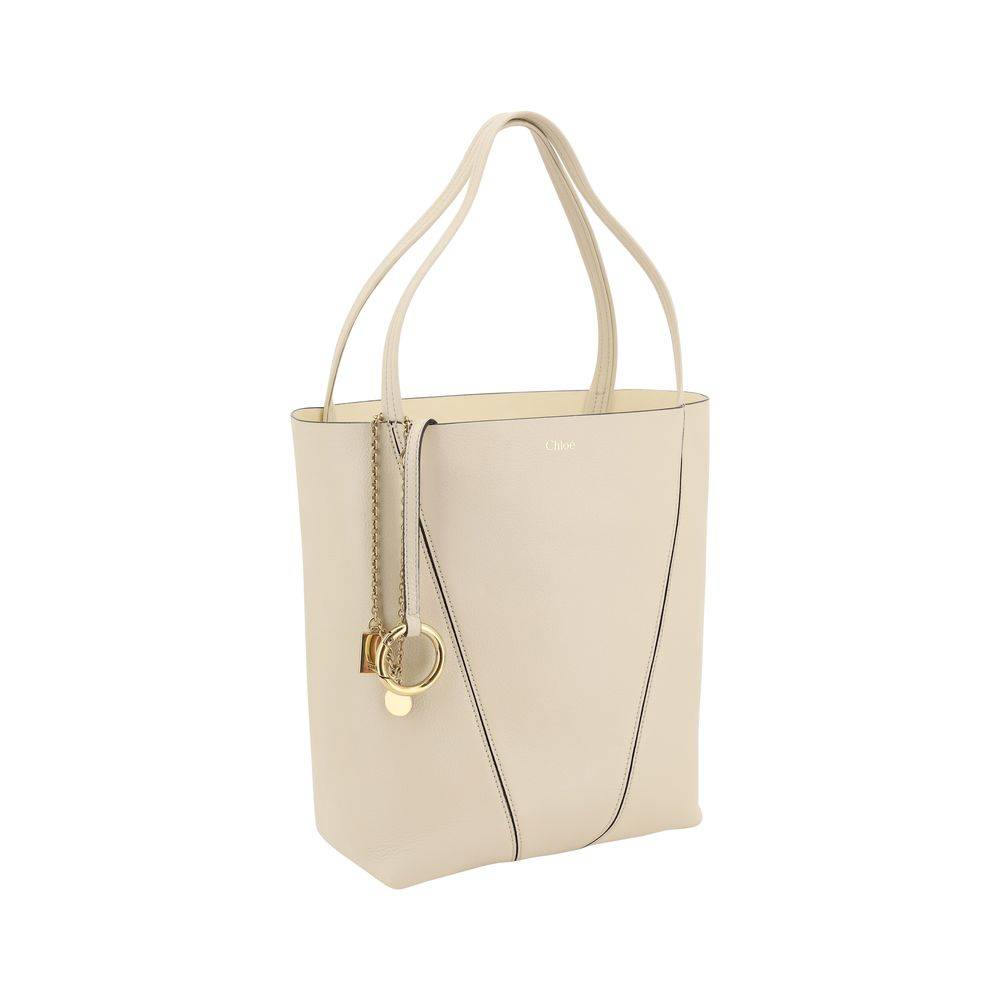 Chloé Beige Calf Leather Bos Taurus Shoulder Bag