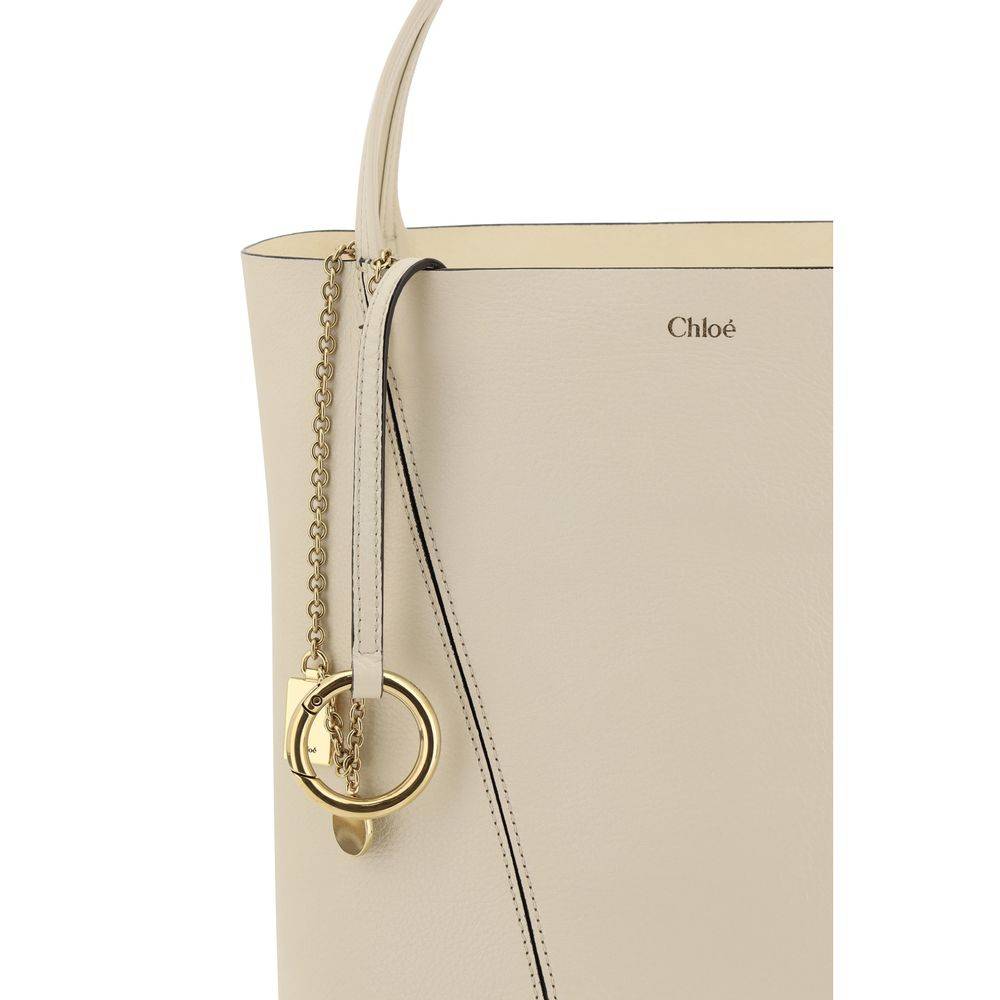 Chloé Beige Calf Leather Bos Taurus Shoulder Bag