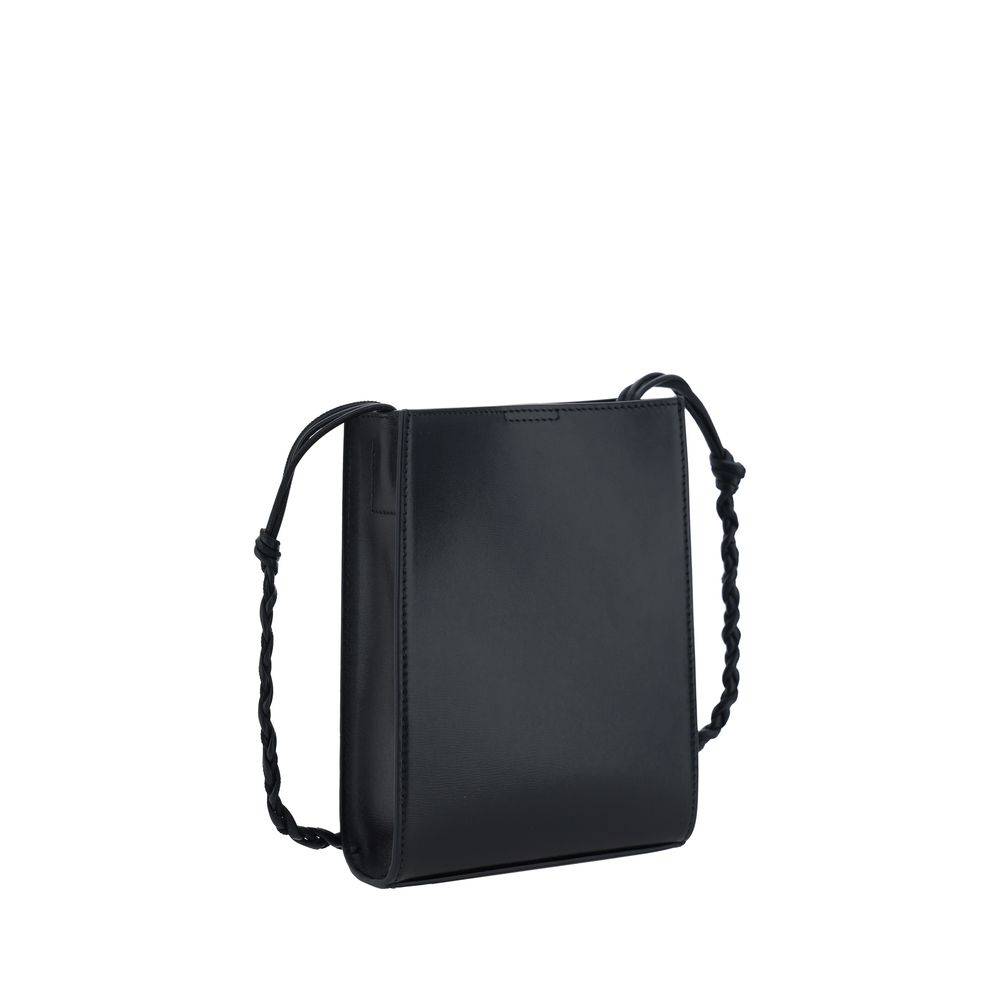 Jil Sander Black Calf Leather Bos Taurus Shoulder Bag