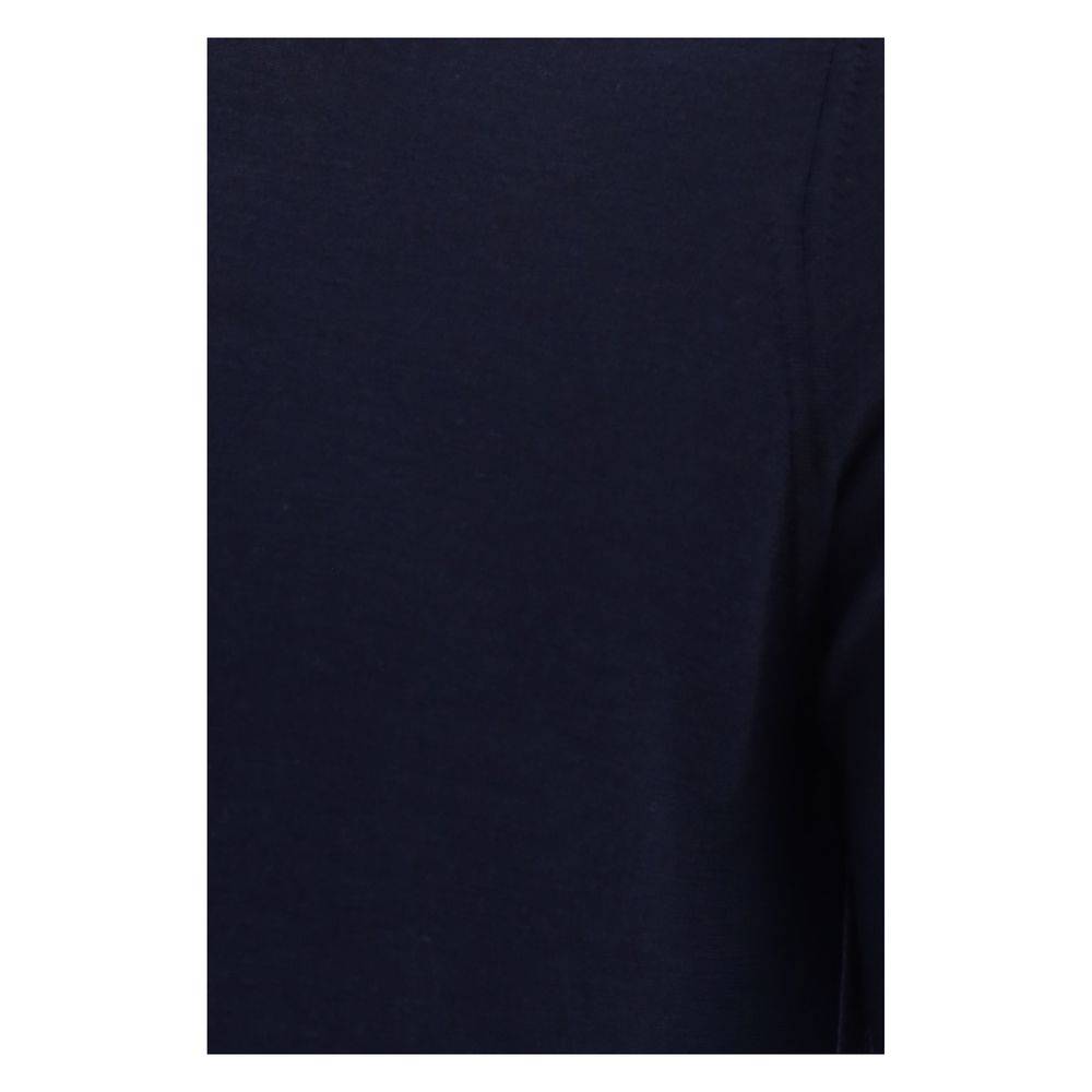 Brunello Cucinelli Blue Fleece Wool Sweatshirt