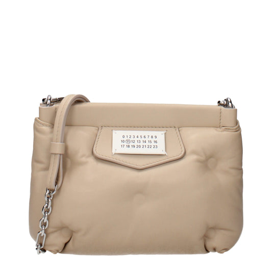 Maison Margiela Beige Leather Crossbody Bag