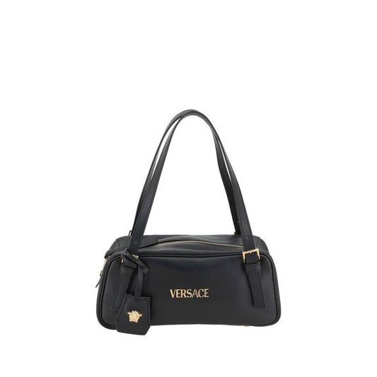 Versace Black Lamb Ovis Aries Aries Shoulder Bag
