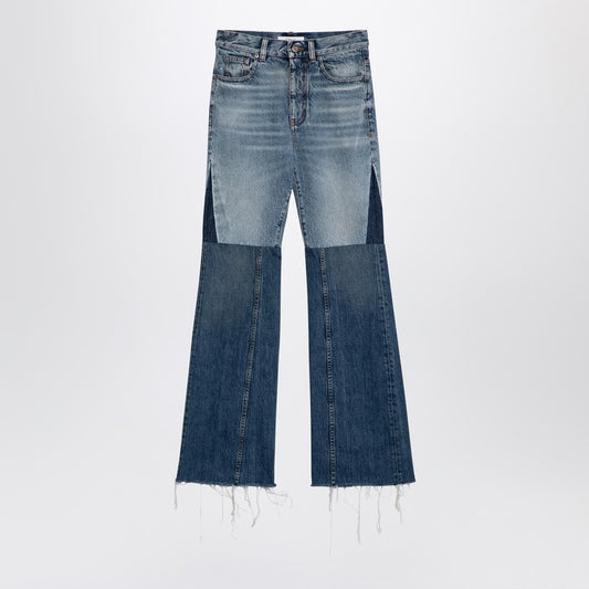 Chloé Chloé Three-coloured patchwork denim jeans