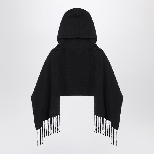 Destin Destin Black wool hooded cape