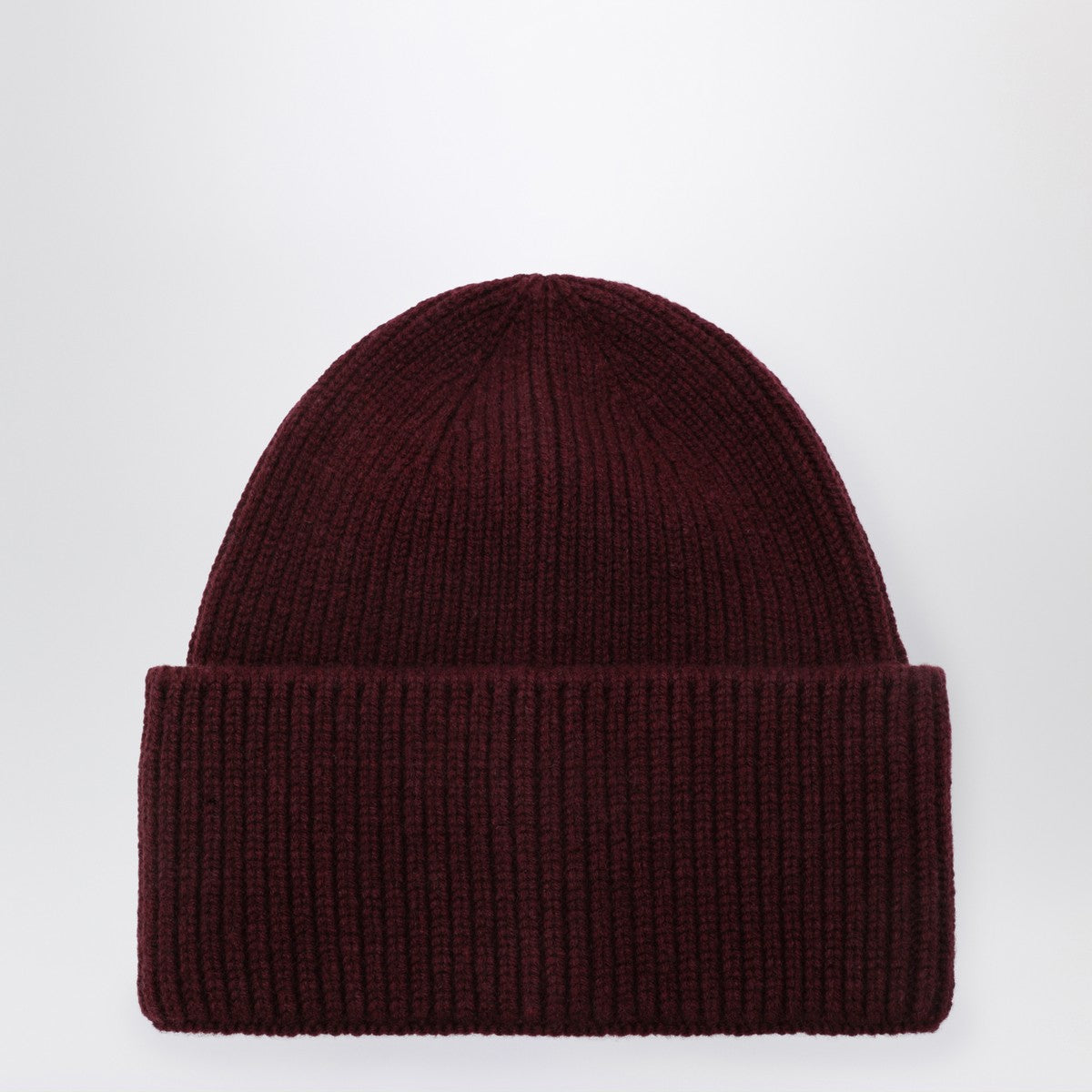 Destin Destin Dark burgundy wool and cashmere beanie