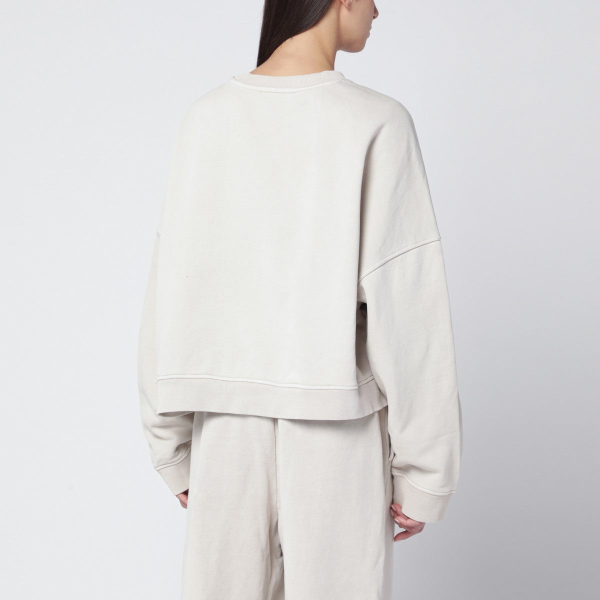 Entire Studios Entire Studios Oversized white crewneck sweatshirt