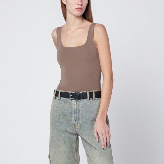 Entire Studios Entire Studios Light brown viscose-blend top